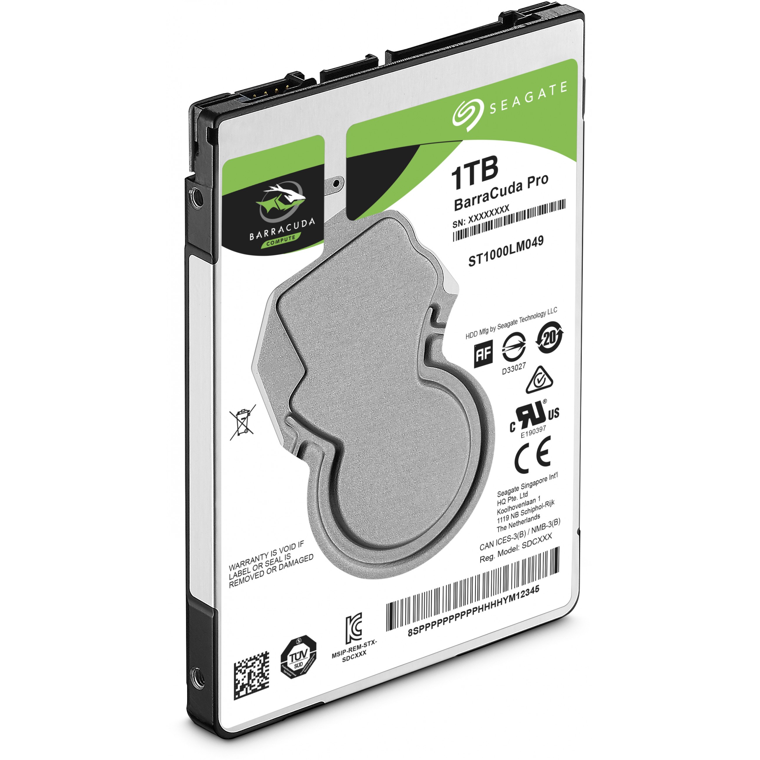 SEAGATE Barracuda 1TB HDD SATA 6,4cm