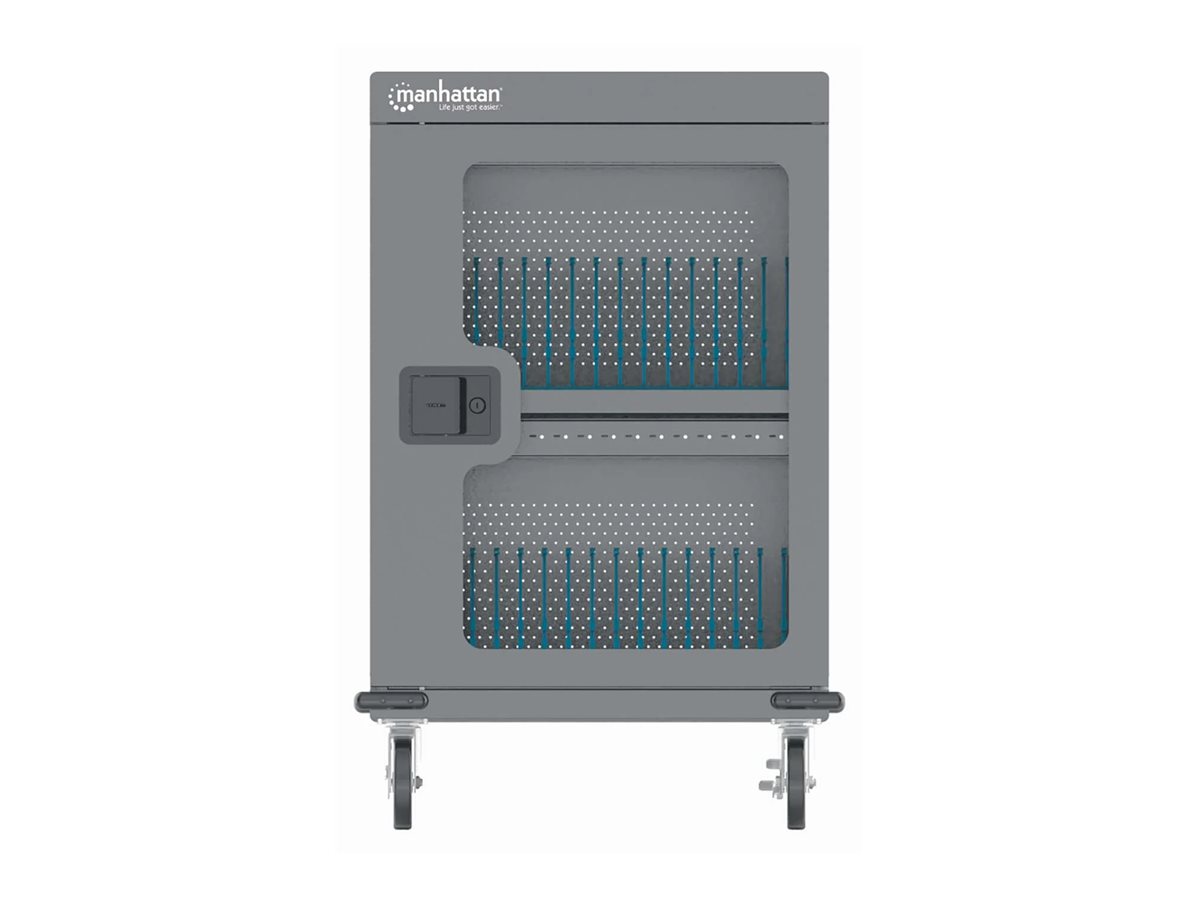 MH 32-Port USB-C Ladeschrank Rollen 576W