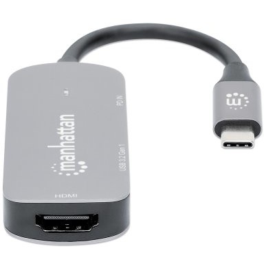 MANHATTAN USB-C auf HDMI 3-in-1 Docking-Konverter mit PD