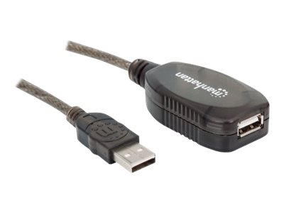 MANHATTAN USB-Repeater Kabel USB 2.0 A -> A St/Bu 10.00m Bli