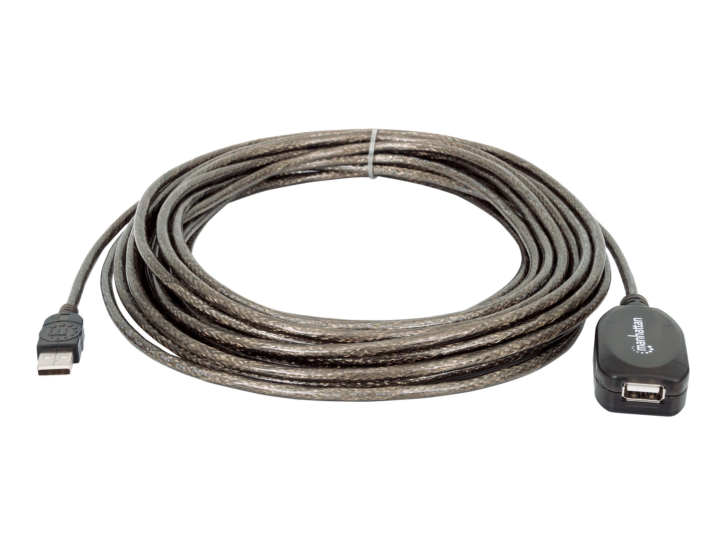 MANHATTAN USB-Repeater Kabel USB 2.0 A -> A St/Bu 10.00m Bli