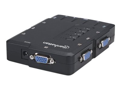 MANHATTAN 4-Port Kompakt-KVM-Switch