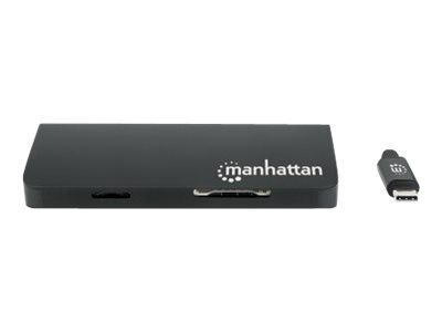 MANHATTAN USB -C 3.2 Gen 1-Adapter,HDMI,USB,USB-C-PD,RJ45,SD