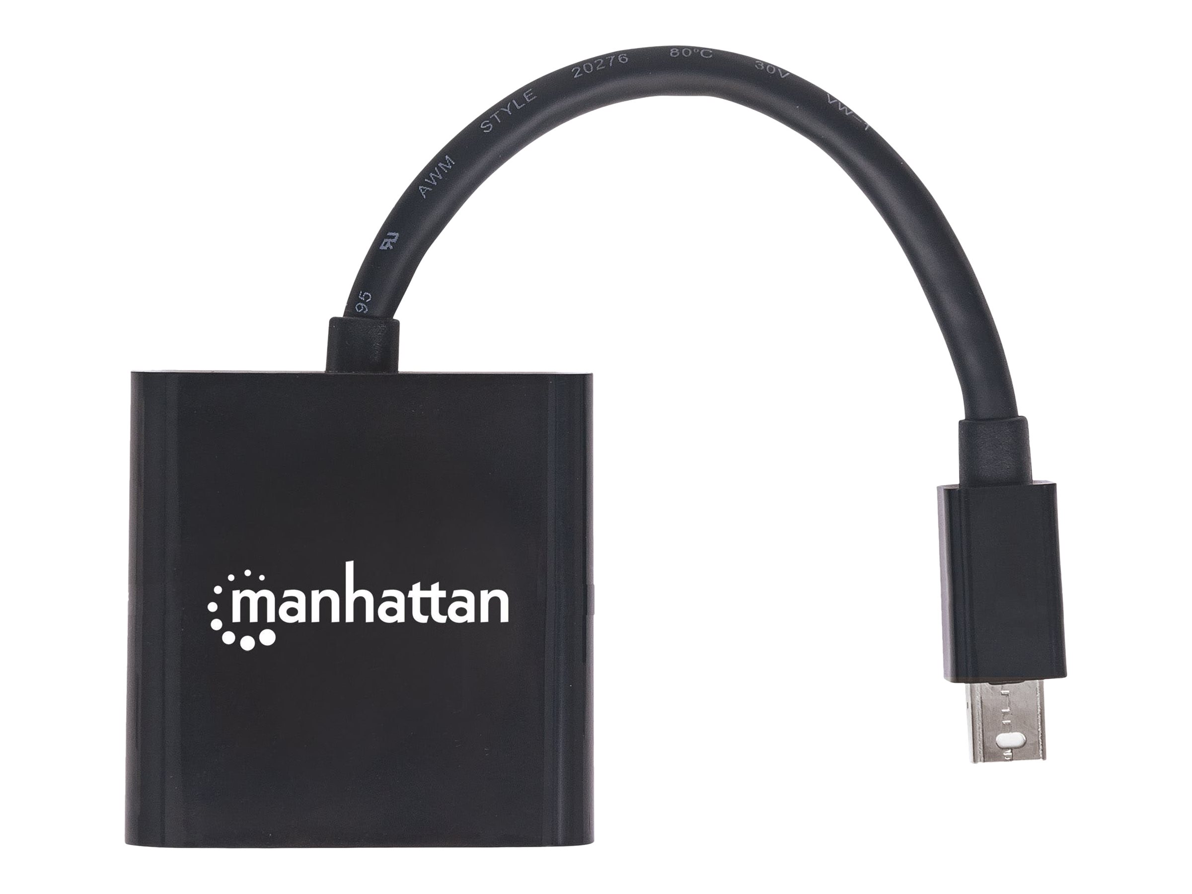 MANHATTAN Aktiver Mini-DisplayPort auf HDMI-Adapter schwarz