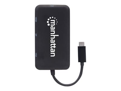MANHATTAN USB-C Audio/Video-Konverter 4-