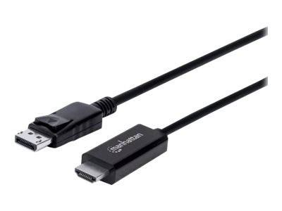 MANHATTAN 4K@60Hz DisplayPort auf HDMI-Kabel 3m schwarz