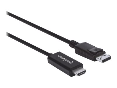 MANHATTAN 4K@60Hz DisplayPort auf HDMI-Kabel 3m schwarz
