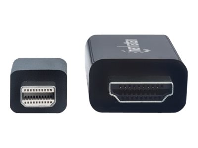 MANHATTAN 1080p Mini-DisplayPort auf HDMI-Kabel 1,8m schwarz