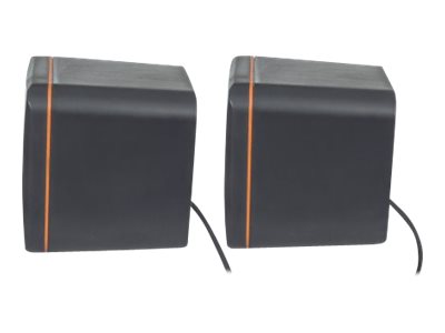 MANHATTAN Aktivbox USB Stereo 2 Lautsprecher schwarz/orange retail