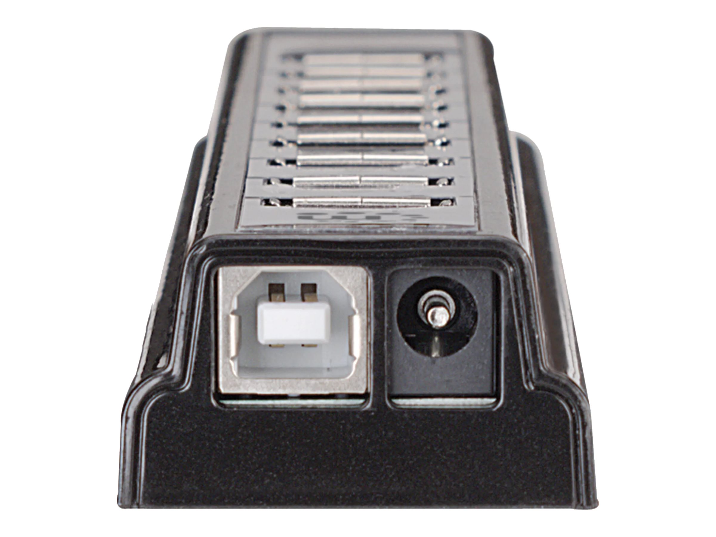 MANHATTAN USB-HUB 10-Port USB 2.0 Desktop Hub schwarz