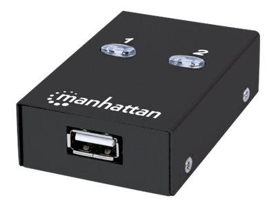 MANHATTAN Umschalter USB 2.0 2-Port  schwarz