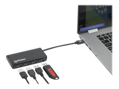 MH 4-Port USB3.0 Hub C-St. 4xA-Buchse