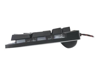 MANHATTAN USB-Gaming-Tastatur mit LEDs und Metallunterseite