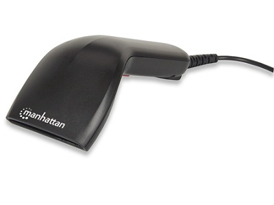 MANHATTAN Barcodescanner Kontakt CCD    USB   60mm  schwarz