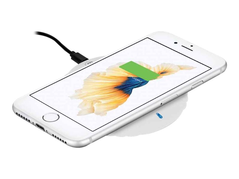 MANHATTAN Kabelloses Qi-Induktionsladegerät 5W weiß