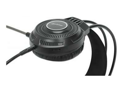 MANHATTAN RGB LED Over-Ear USB Gaming-Headset Kabelgebunden
