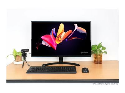 MANHATTAN Funk-Tastatur-Maus-Set MWK7350 schwarz