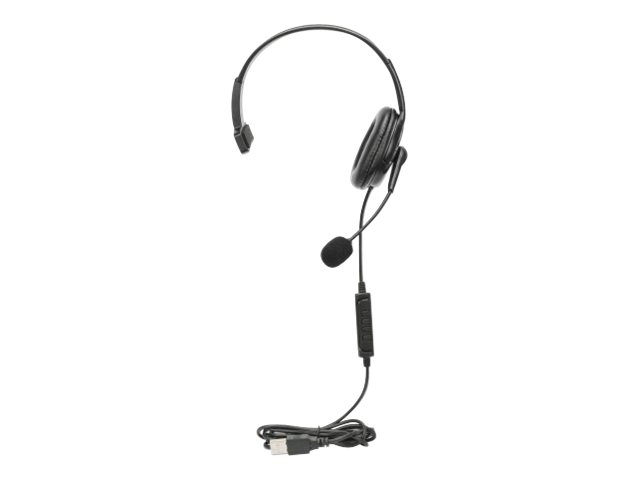 MANHATTAN Mono USB-Headset links / rechts tragbar 2m Kabel