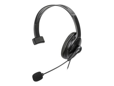 MANHATTAN Mono USB-Headset links / rechts tragbar 2m Kabel