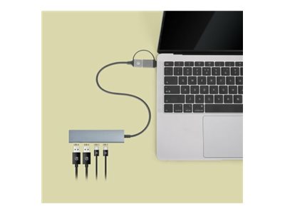 MH 4-Port USB 3.0 /2.0 USB-A/C A-St. 2x2