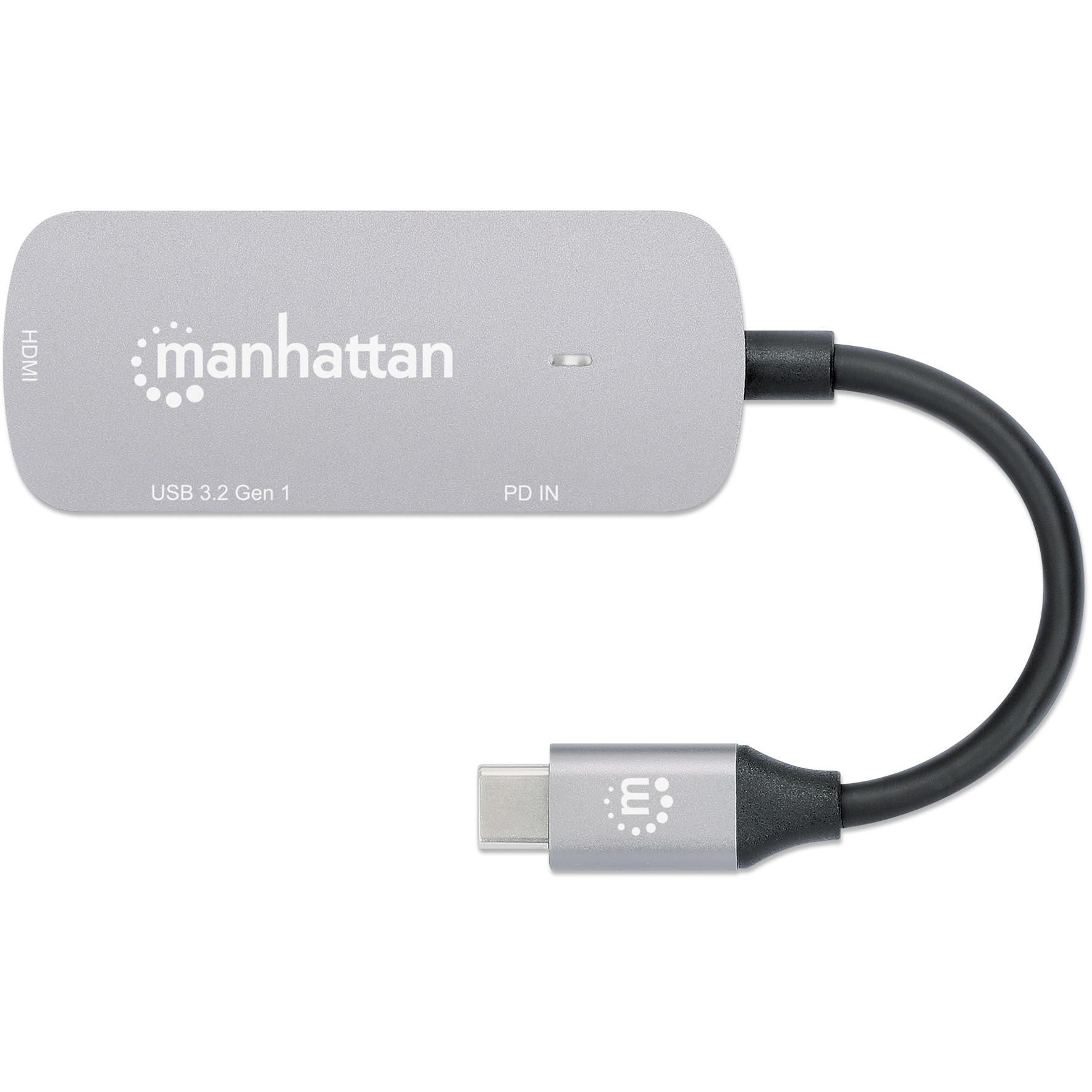 MANHATTAN 3-in-1 Dock USB-A/USB-C PD 4K60 HDMI USB USB-C PD