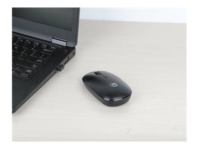 MANHATTAN MW3050 Kabellose USB-Maus 3 Tasten Mausrad schwarz