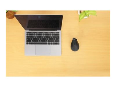 MANHATTAN Ergonomisch Vertikale Funkmaus USB-A schwarz