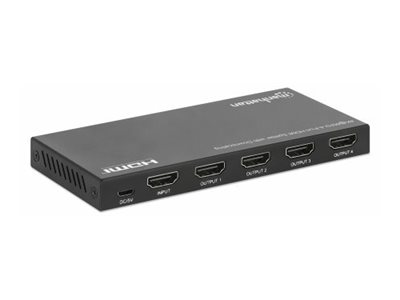 MANHATTAN 4K@60Hz 4-Port HDMI-Splitter