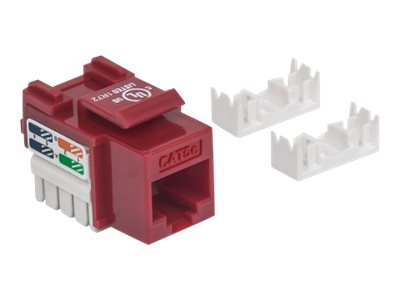 INTELLINET Cat5e Modularbuchse rot