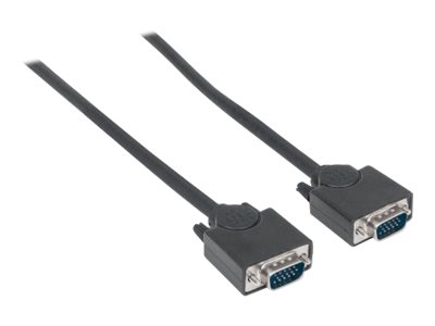 MANHATTAN SVGA Kabel HD15 St/St  1.8m               schwarz