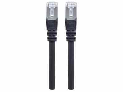 INTELLINET Patchkabel Cat6A CU S/FTP LSZH 5.00m schwarz