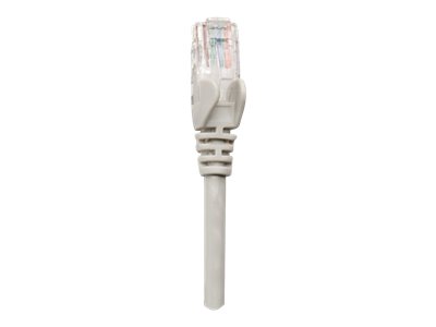 INTELLINET Patchkabel RJ45 U/UTP Cat5e 1.0m Hebelschutz grau