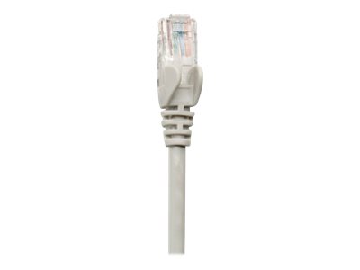 INTELLINET Patchkabel RJ45 U/UTP Cat5e 1.0m Hebelschutz grau