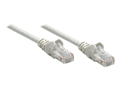 INTELLINET Patchkabel RJ45 U/UTP Cat6 2.00m Hebelschutz grau