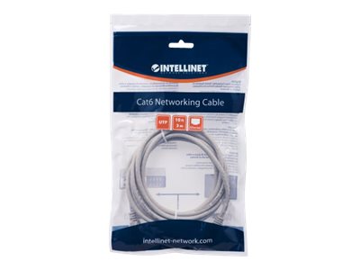 INT Netzwerkkabel Cat6 U/UTP 3,0m grau