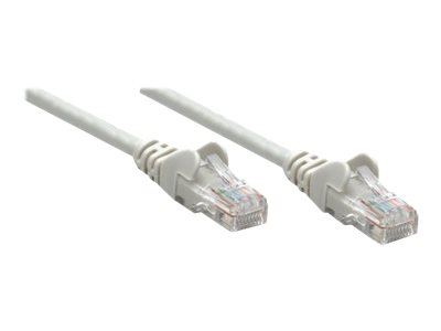 INTELLINET Patchkabel RJ45 U/UTP Cat6 1.00m Hebelschutz grau
