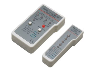 INTELLINET Kabeltester Multifunktions RJ45/RJ11  beige/grau