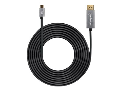 MH DP 1.4 Kabel DP St. USB-C St. 3m schw