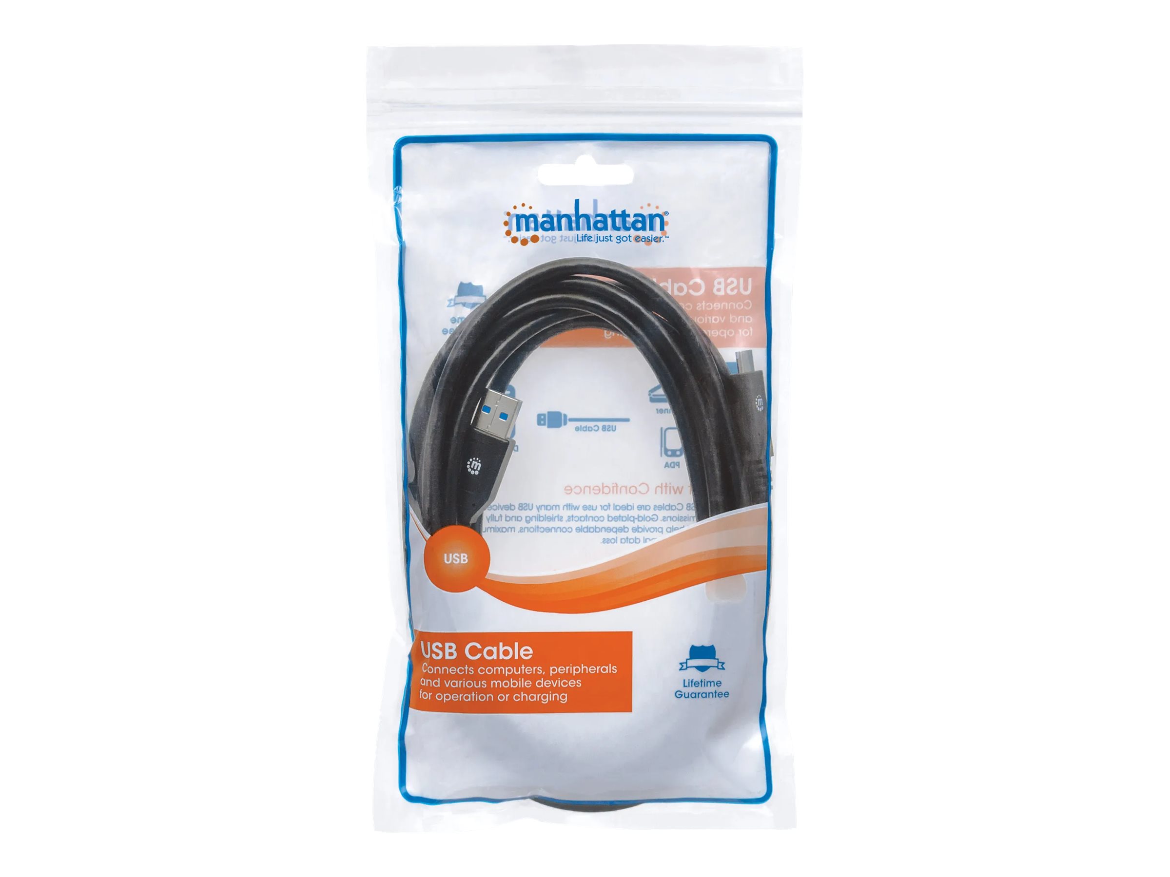 MANHATTAN USB 3.1 Typ C Gen1-Kabel 3m