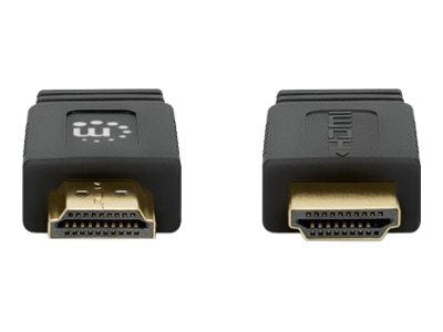 MH HDMI Kabel St./St. flach 0,5m schw