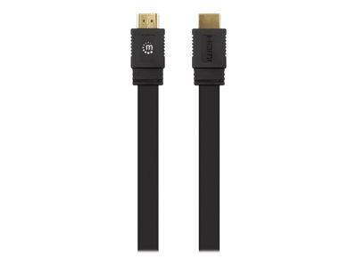 MH HDMI Kabel St./St. flach 0,5m schw