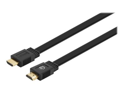 MH HDMI Kabel St./St. flach 15m schw