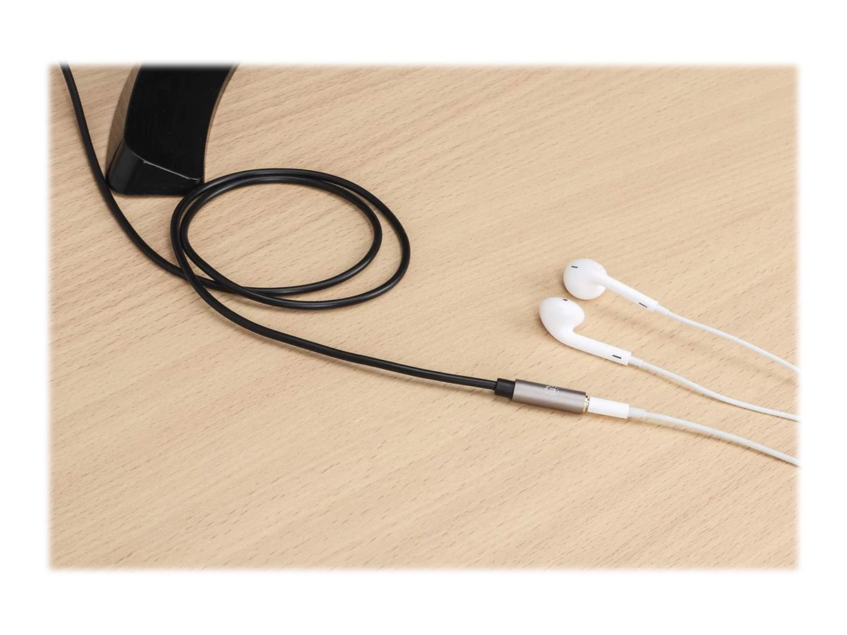 MANHATTAN Audio-Verlängerungskabel Aux / 3,5 mm Klinke 1m