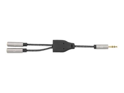 MH Kopfhörer-Y-Kabel mit Aux 3,5mm