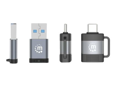 MANHATTAN 2er Set USB-C auf USB-A & USB-A auf USB-C-Adapter