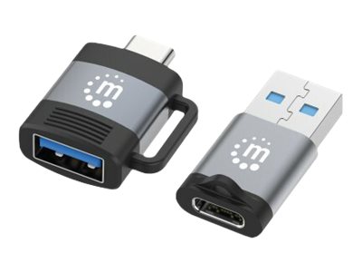 MANHATTAN 2er Set USB-C auf USB-A & USB-A auf USB-C-Adapter