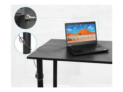 MANHATTAN Laptopschloss mit Schlüssel Nano-Sicherheitsslot