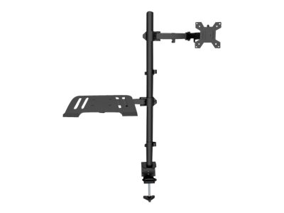 MANHATTAN Tischhalterung mit Monitorarm und Notebookablage