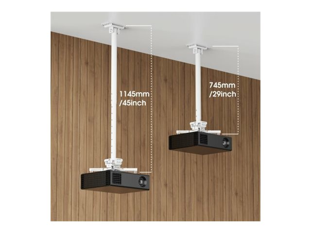 MANHATTAN Höhenverstellbare Beamer-Deckenhalterung bis 35kg