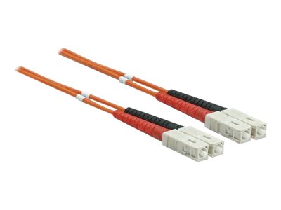 INTELLINET LWL Anschlusskabel SC/SC 2m  Multimode OM2 orange